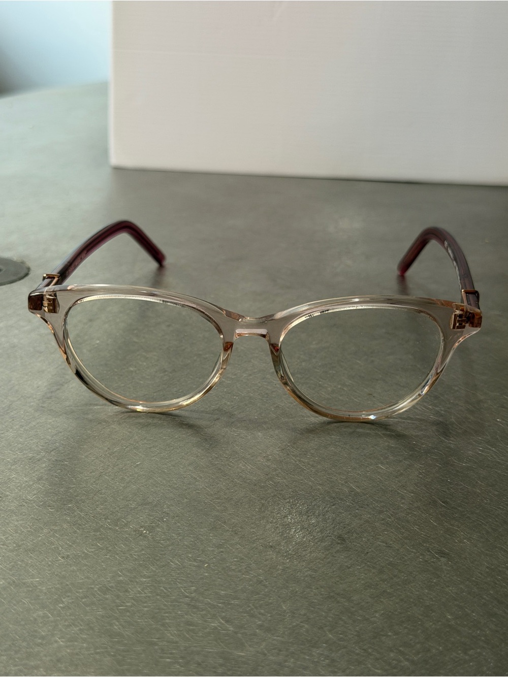 Robert Marc 1025 Pastel Rose 471 glasses, EUC. Rx Ready.